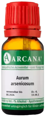 AURUM ARSENICOSUM LM 18 Dilution 10 ml Dilution