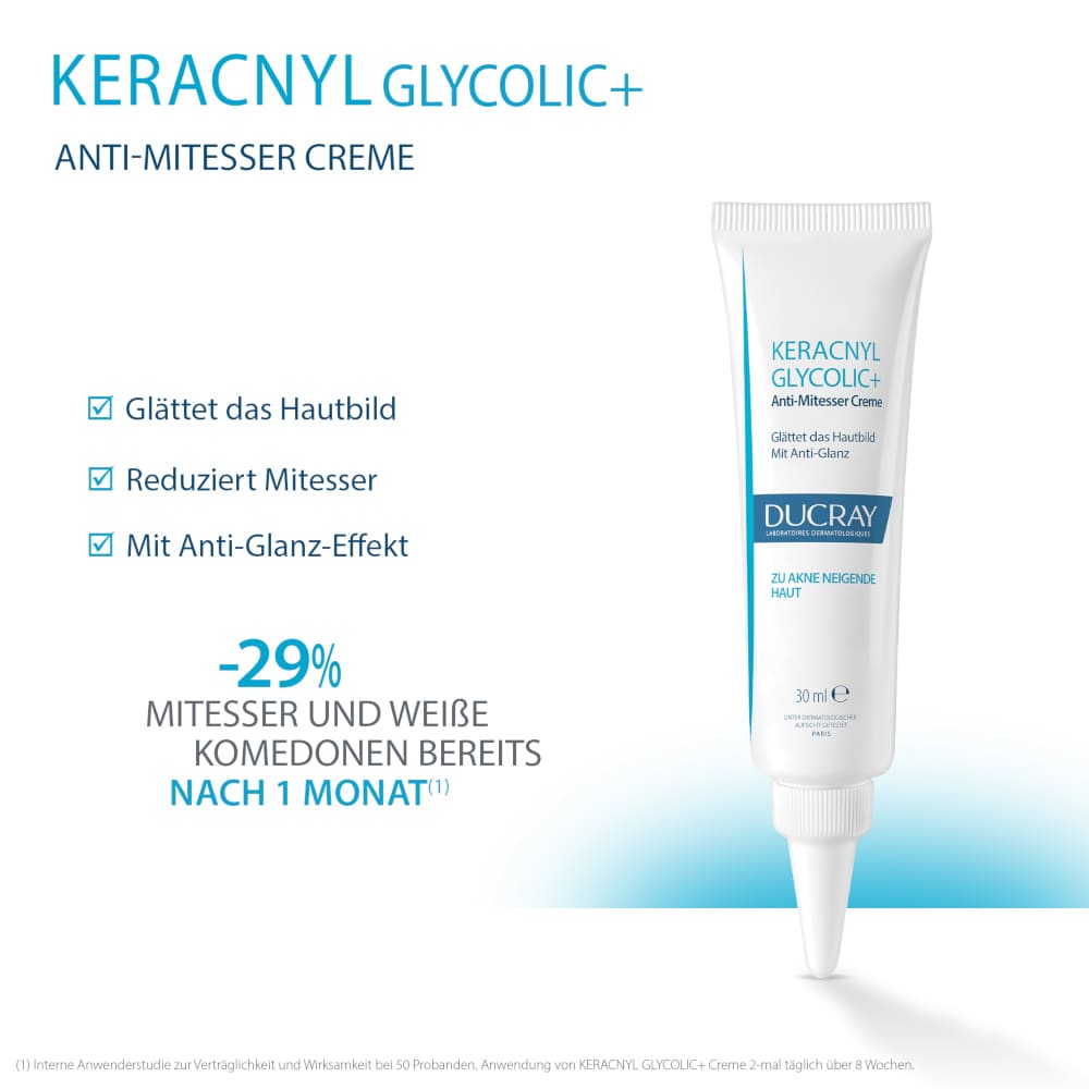 DUCRAY KERACNYL GLYCOLIC+ Anti-Mitesser Creme 30 ml Creme