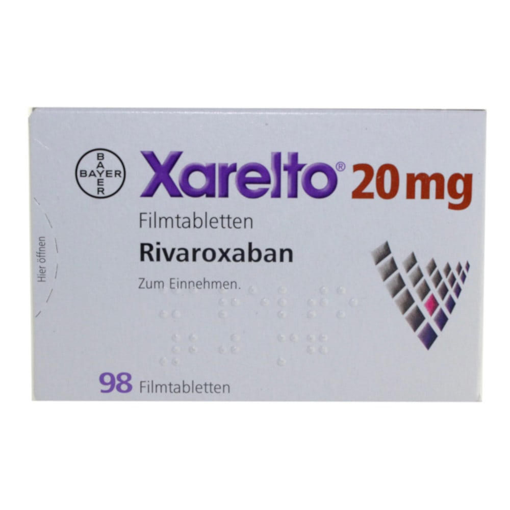 Xarelto 20mg 98 St Filmtabletten
