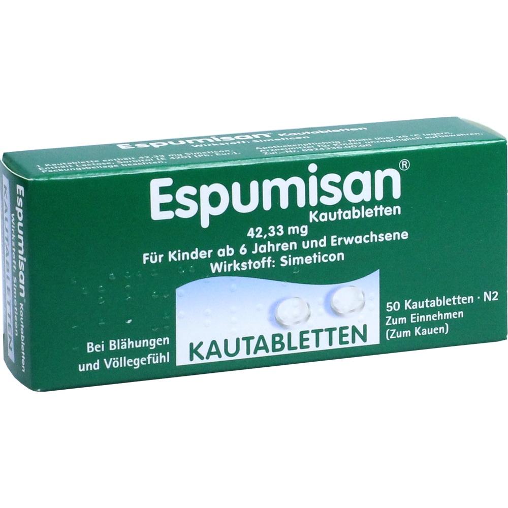 Espumisan KAUTABLETTEN 50 St Kautabletten