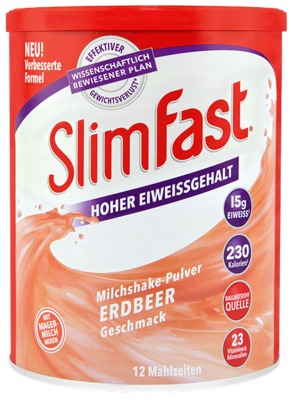 SLIM FAST Pulver Erdbeere 438 g Pulver