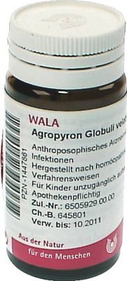 WALA Agropyron Globuli velati 20 g Globuli
