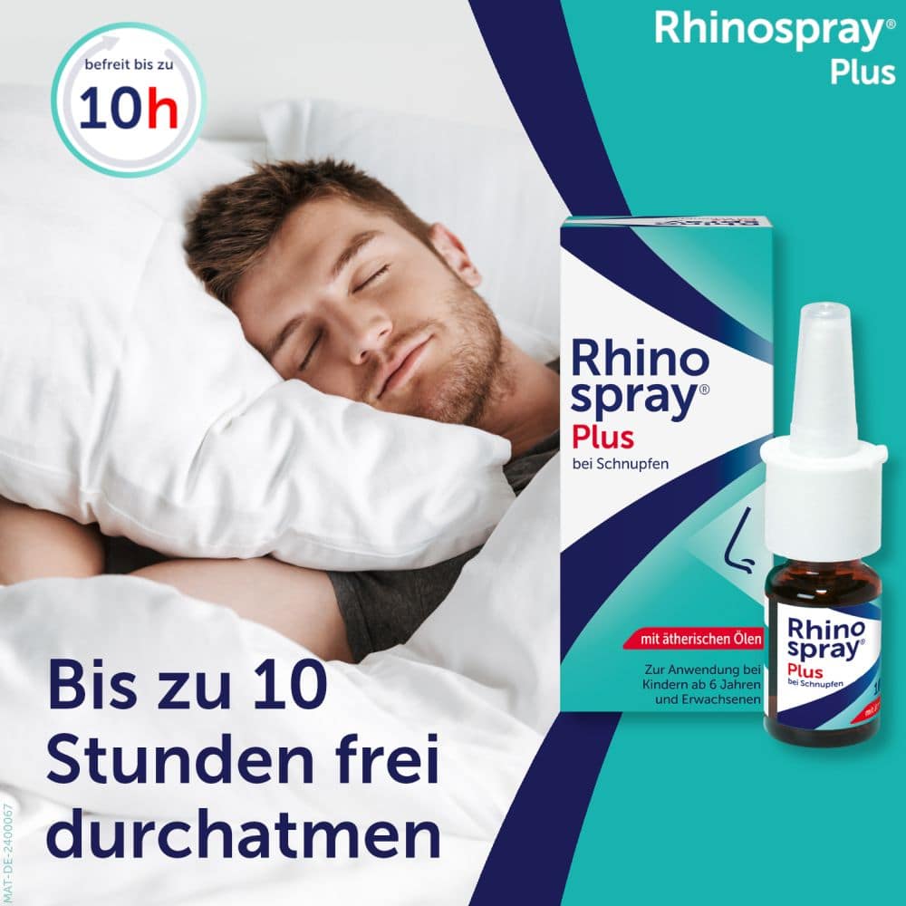 Rhinospray Plus Nasenspray bei Schnupfen 10 ml Dosierspray