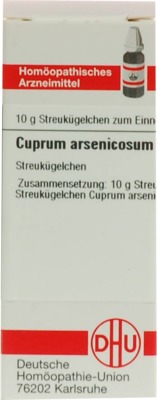 CUPRUM ARSENICOSUM D 12 Globuli 10 g Globuli