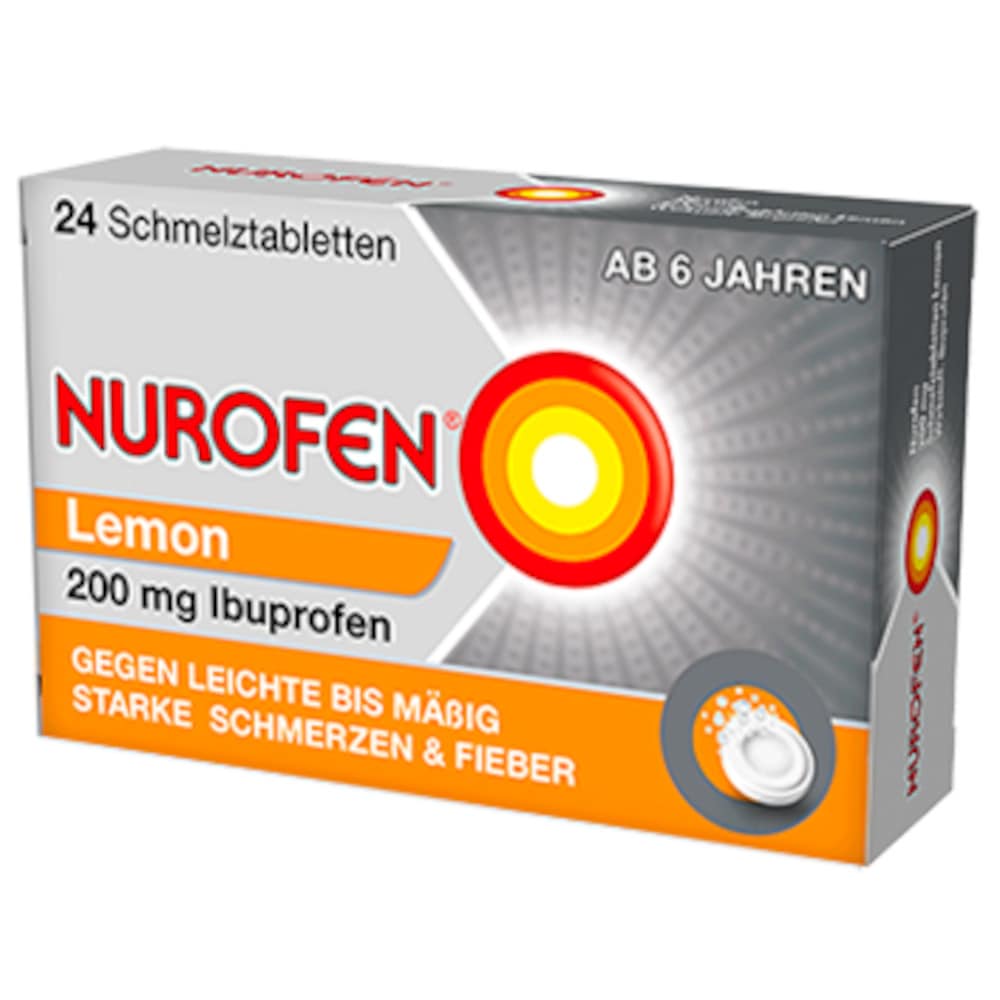 NUROFEN  Lemon 200mg 24 St Schmelztabletten