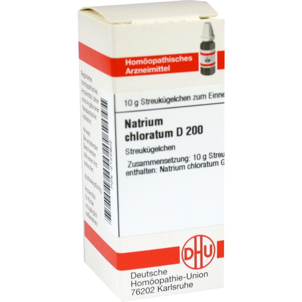 NATRIUM CHLORATUM D 200 Globuli 10 g Globuli