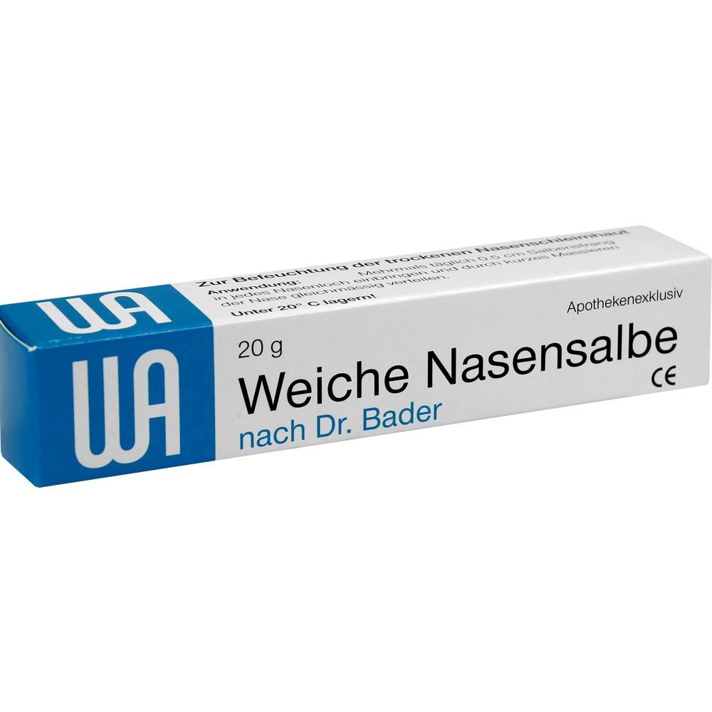 WEICHE NASENSALBE nach Doktor Bader 20 g Nasensalbe
