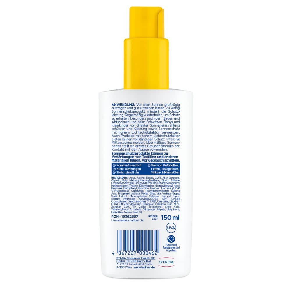 Ladival Allergische Haut Sonnenschutz-Spray LSF 30 150 ml Spray