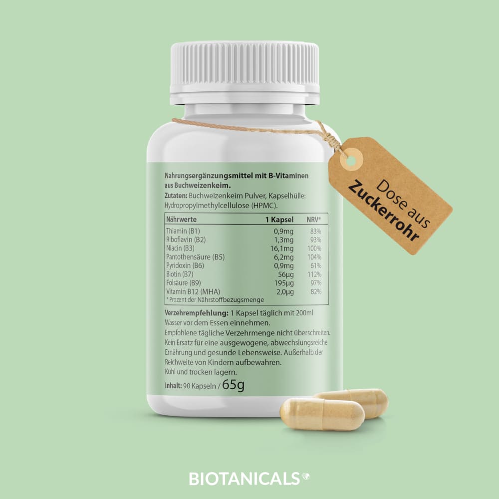 BIOTANICALS VITAMIN B KOMPLEX 90 St Kapseln