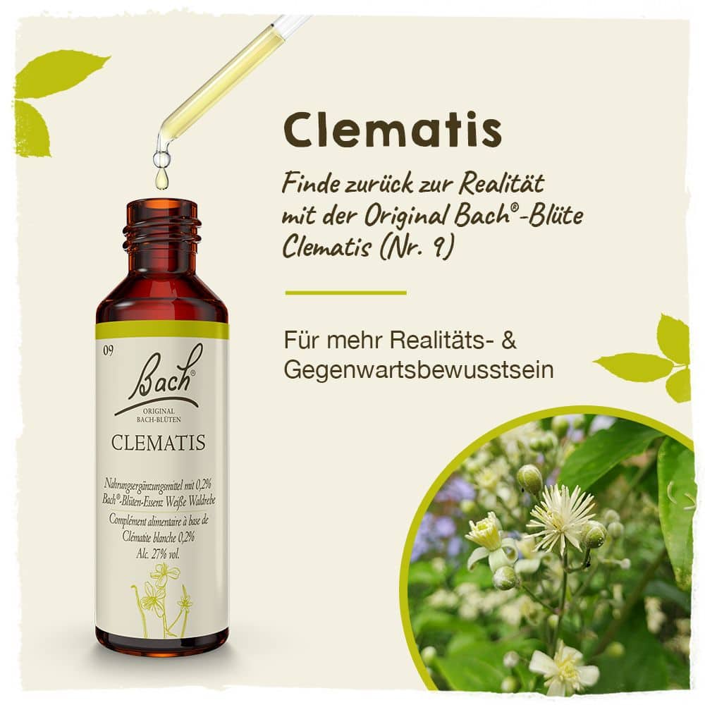 BACHBLÜTEN Original Clematis Nr. 9 20 ml Tropfen