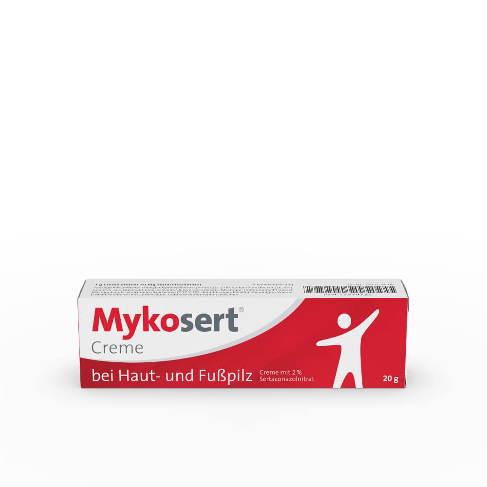 Mykosert Creme bei Haut- und Fußpilz 20 g Creme