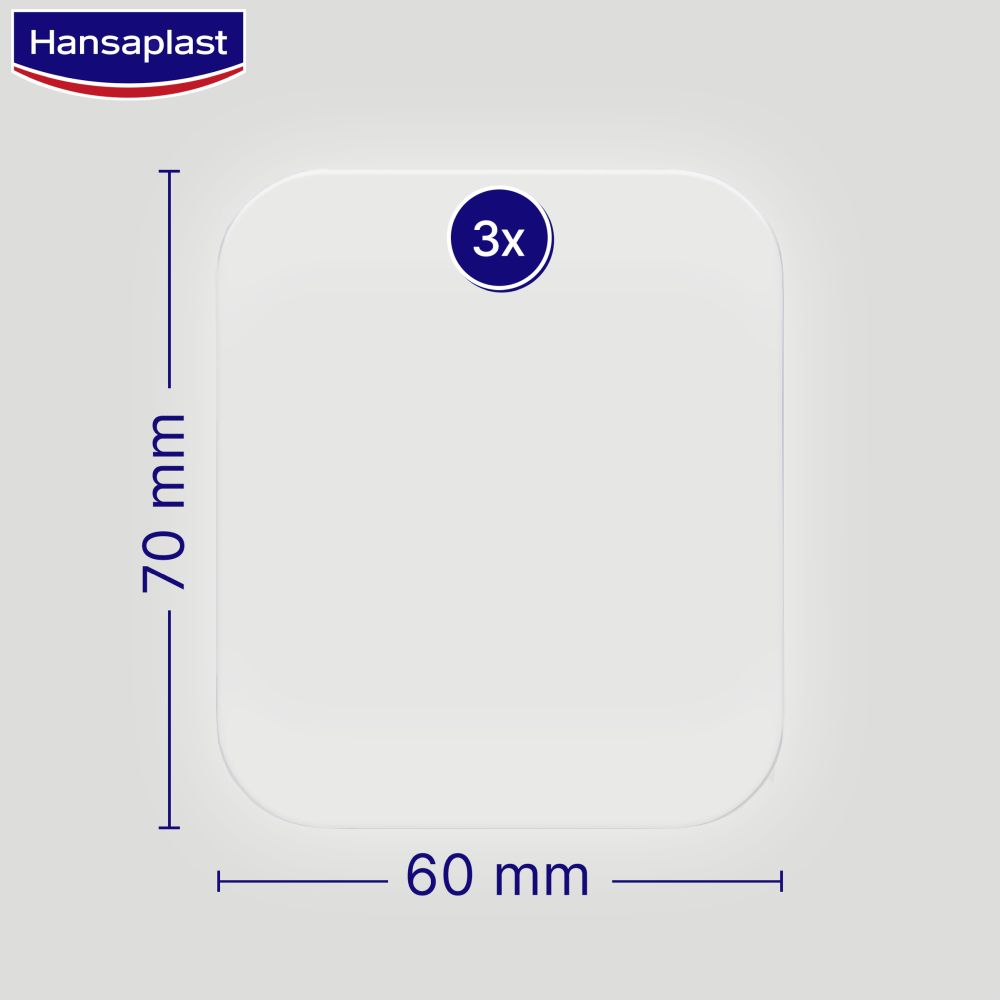 Hansaplast ZWEITE HAUT SCHUTZ GROSS 3 St Pflaster