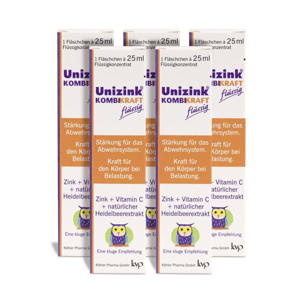 Unizink KOMBIKRAFT 5X25 ml Flaschen