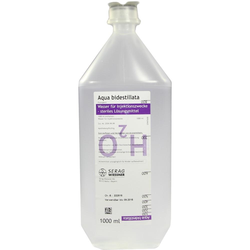 AQUA BIDEST Plastik 1000 ml Infusionslösung