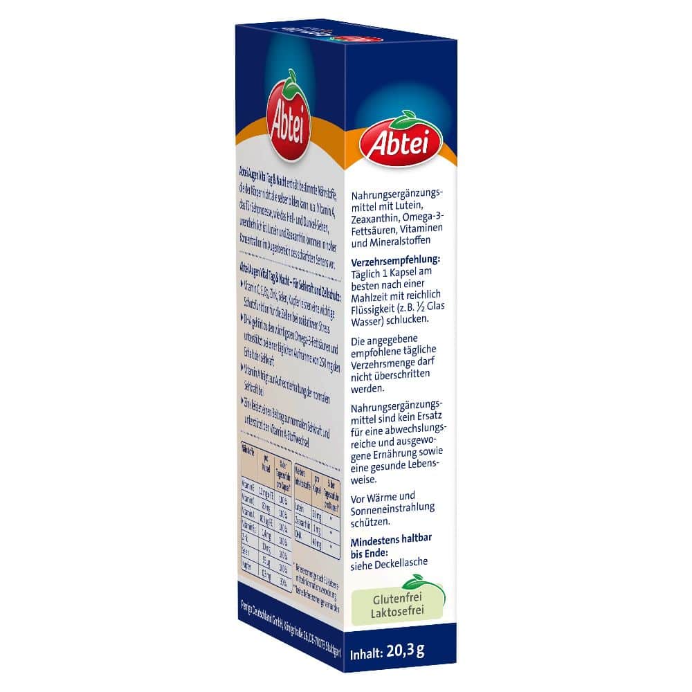 Abtei Augen Vital Tag & Nacht  30 St Kapseln