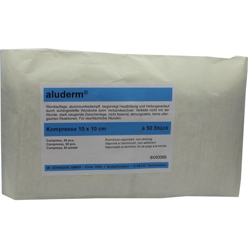 ALUDERM Kompressen 10x10 cm 50 St Kompressen