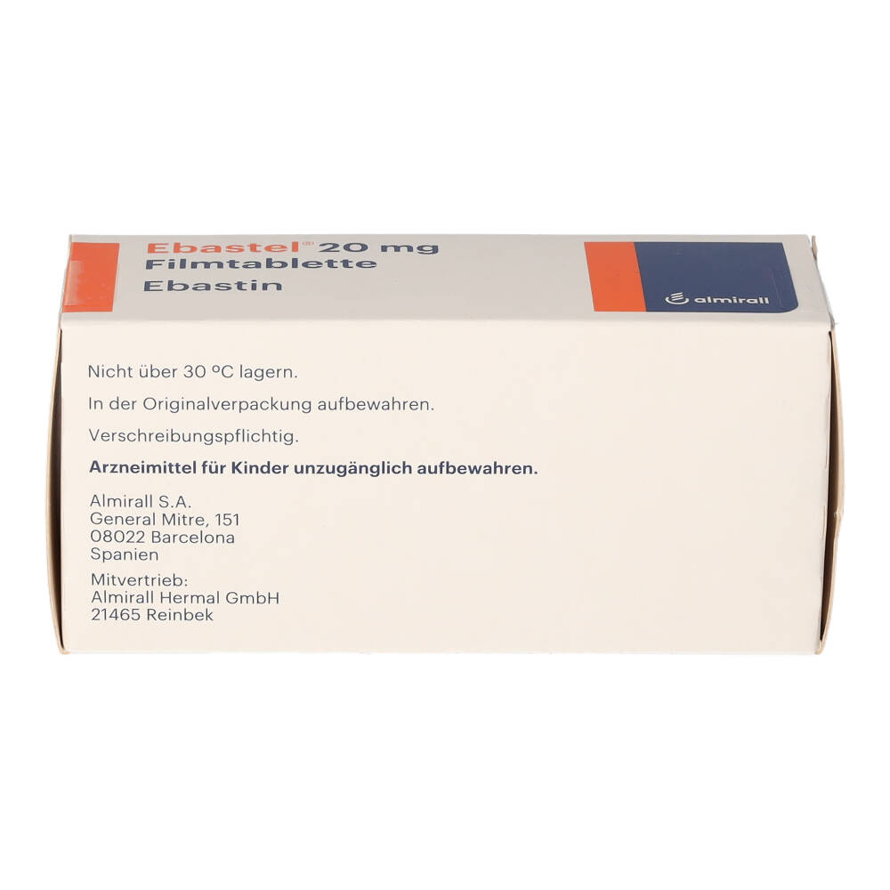 Ebastel 20mg 50 St Filmtabletten
