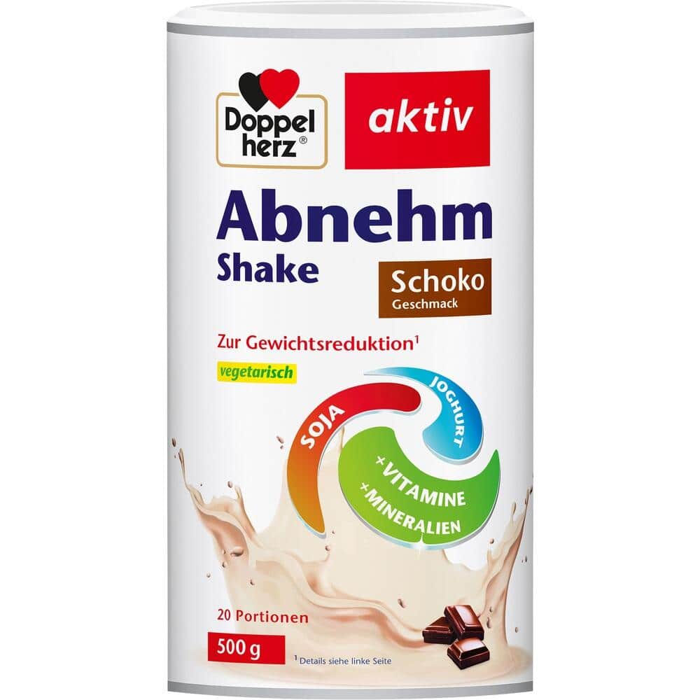 Doppelherz aktiv Abnehm Shake Schoko Geschmack 500 g Pulver