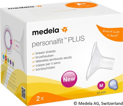 MEDELA PersonalFit™  PLUS Brusthaube (2 St.), Gr. S 21 mm 1 St