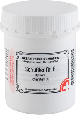 SCHÜSSLER Nr.8 Natrium chloratum D 6 Tabletten 1000 St Tabletten