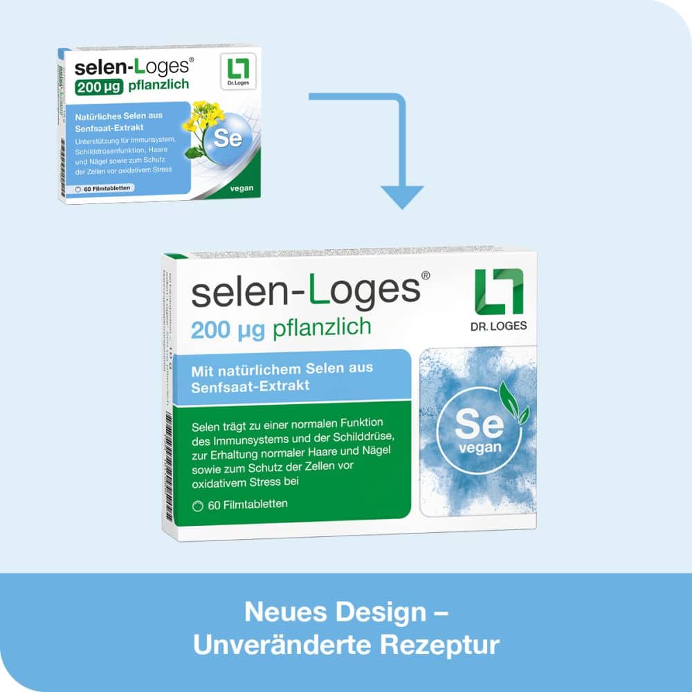 selen-Loges 200µg pflanzlich 120 St Filmtabletten