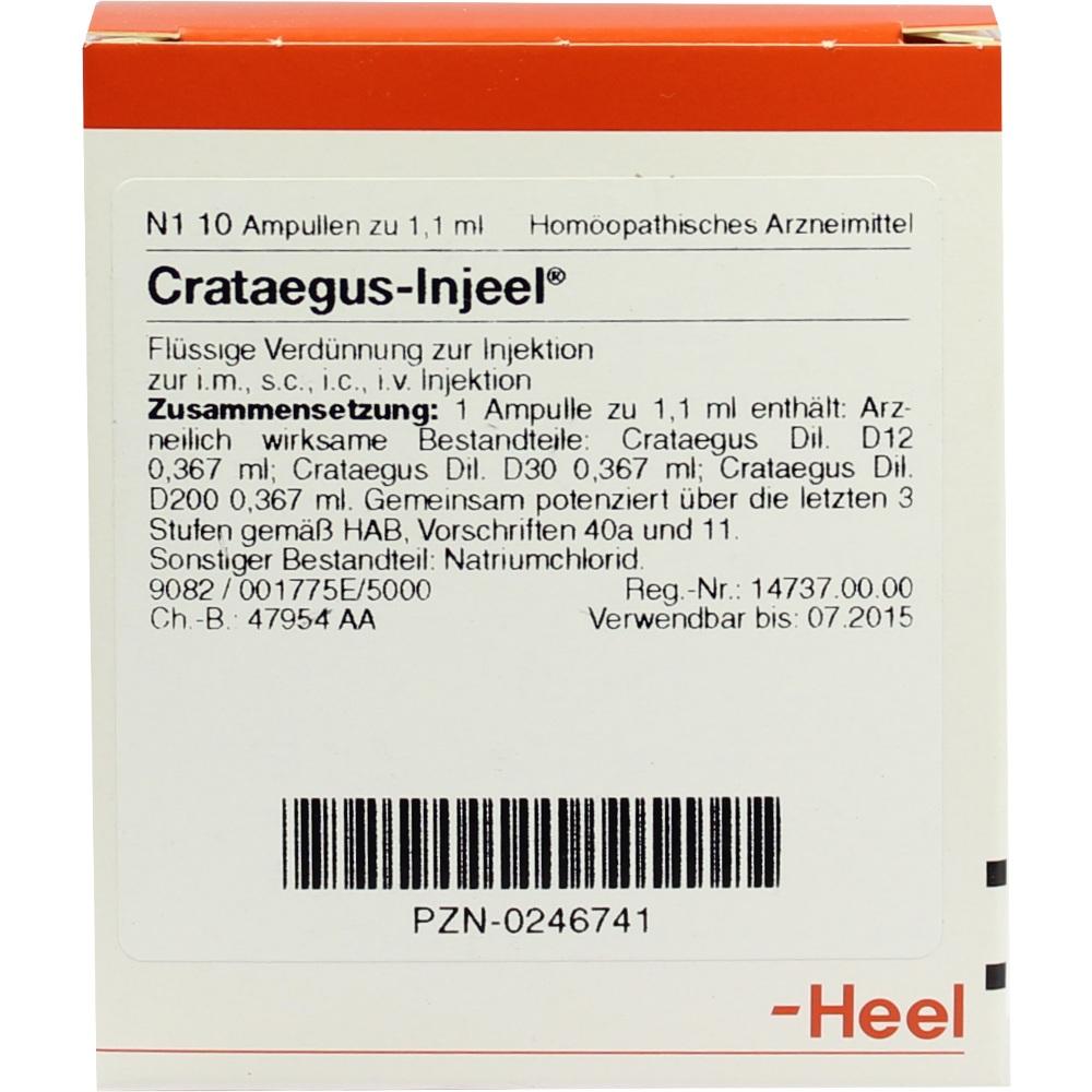 CRATAEGUS INJEEL Ampullen 10 St Ampullen