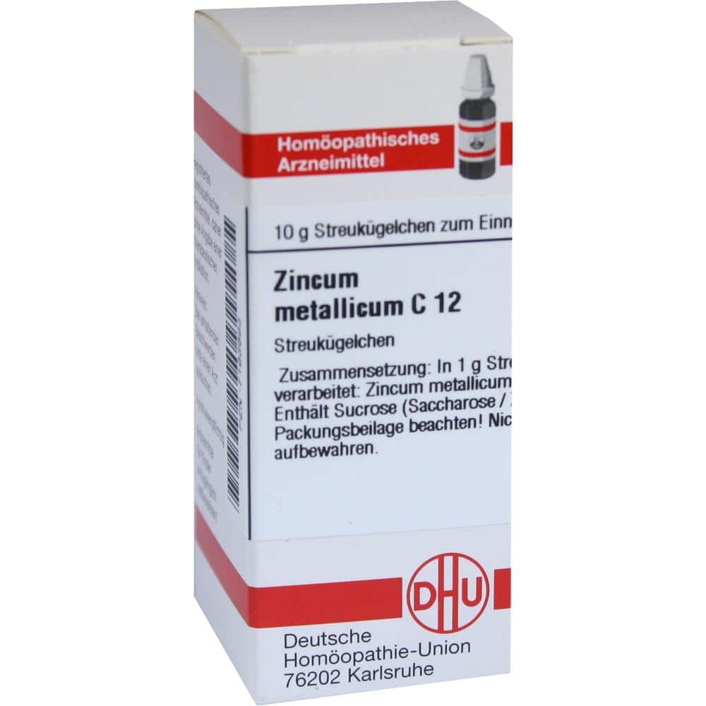 ZINCUM METALLICUM C 12 Globuli 10 g Globuli
