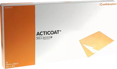 ACTICOAT 10x20 cm antimikrobielle Wundauflage 12 St Kompressen