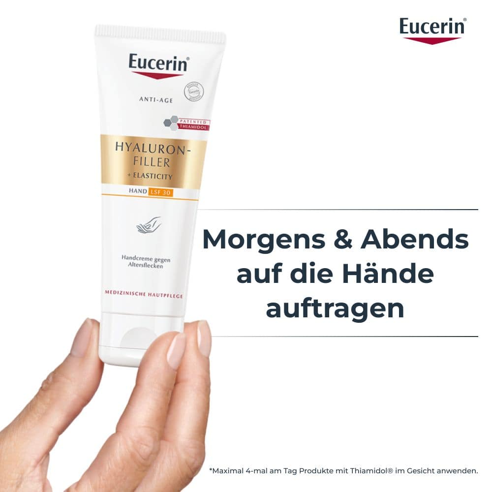 Eucerin HYALURON FILLER + ELASTICITY Handcreme LSF 30  75 ml Creme