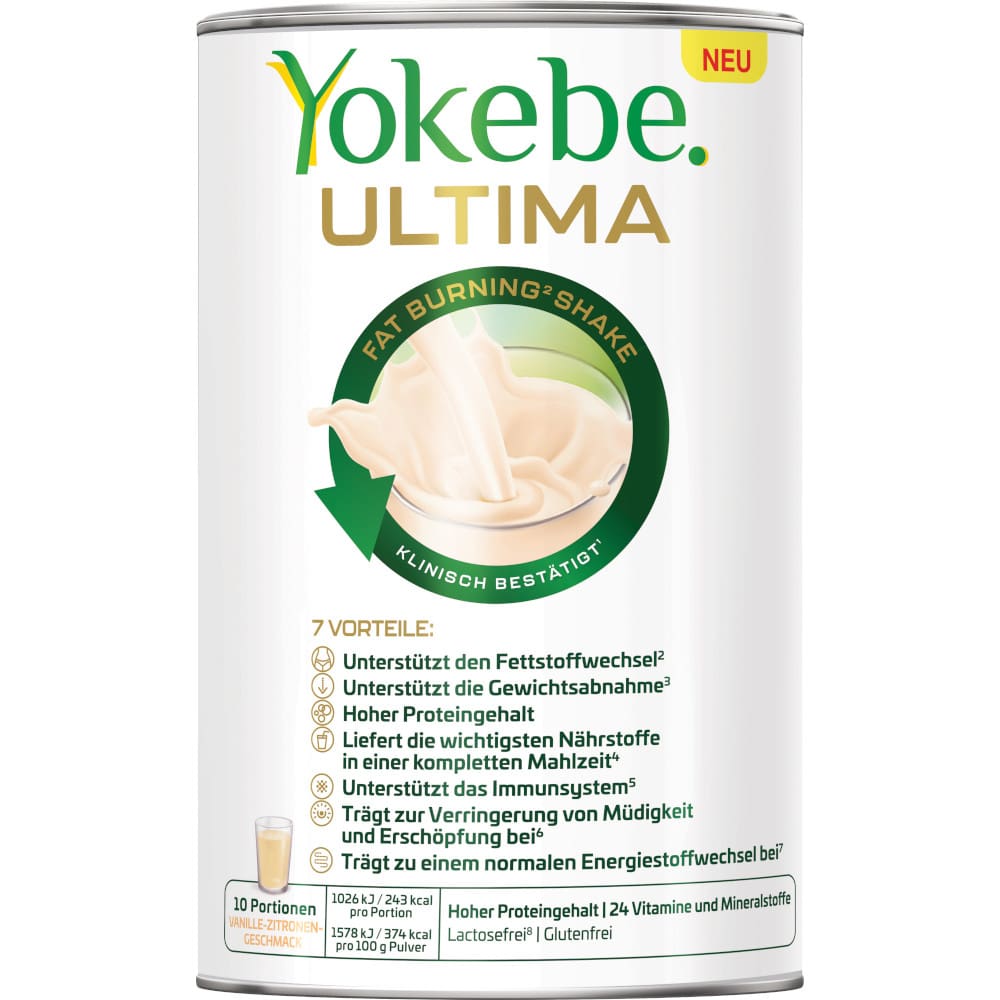 Yokebe ULTIMA FAT BURNING-SHAKE 400 g Pulver