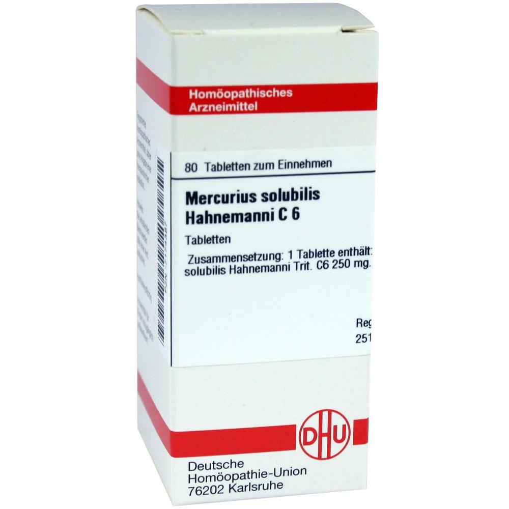MERCURIUS SOLUBILIS Hahnemanni C 6 80 St Tabletten