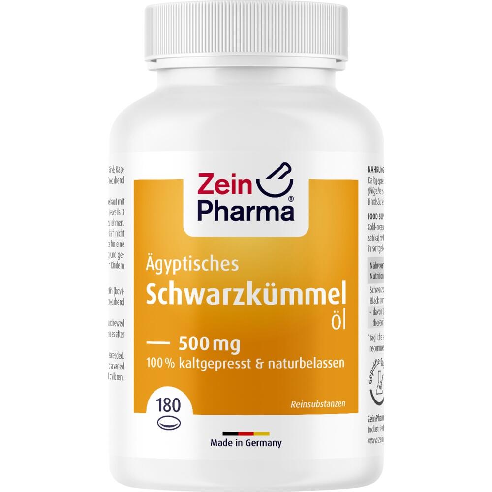 Zein PHARMA Ägyptisches Schwarzkümmelöl 500 mg 180 St Kapseln