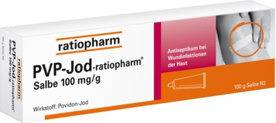 PVP JOD ratiopharm Salbe 100 g Salbe