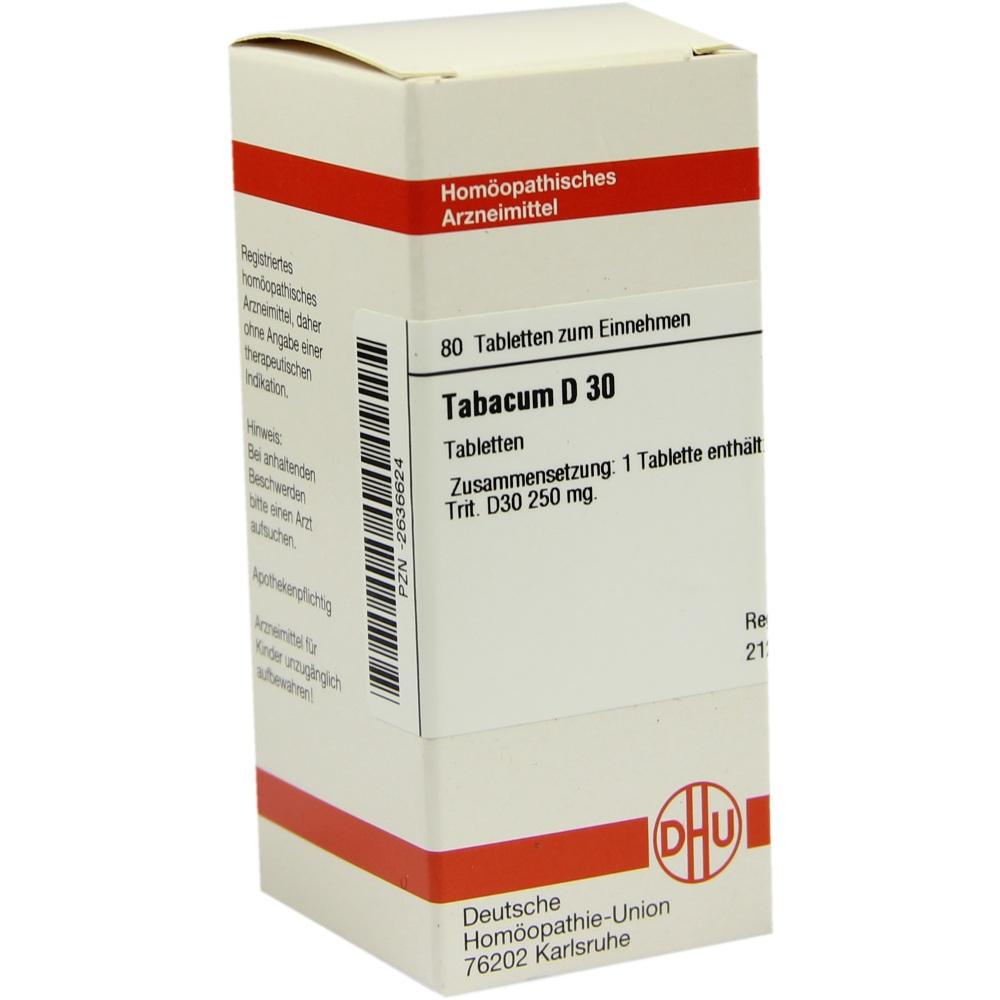 TABACUM D 30 Tabletten 80 St Tabletten