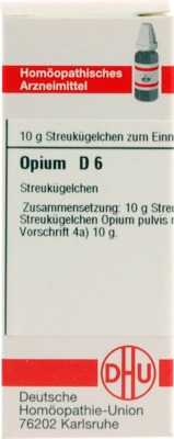 OPIUM D 6 Globuli 10 g Globuli