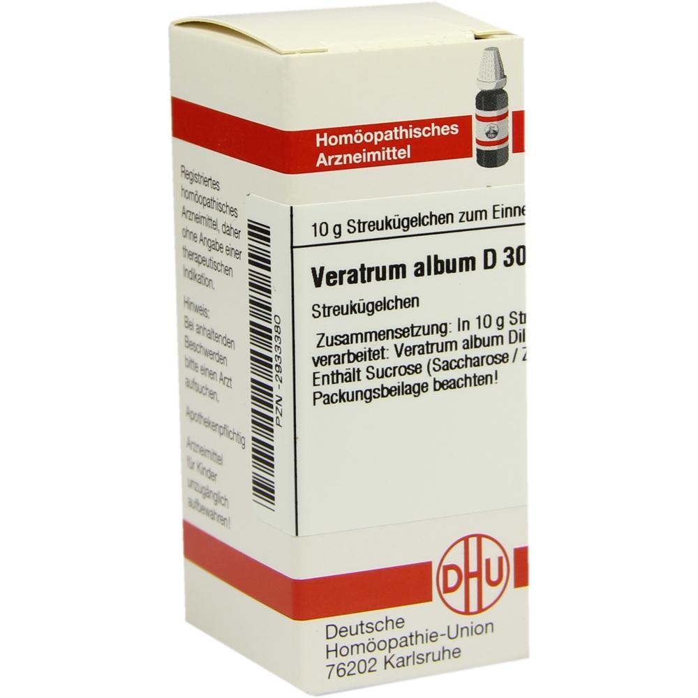 VERATRUM ALBUM D 30 Globuli 10 g Globuli