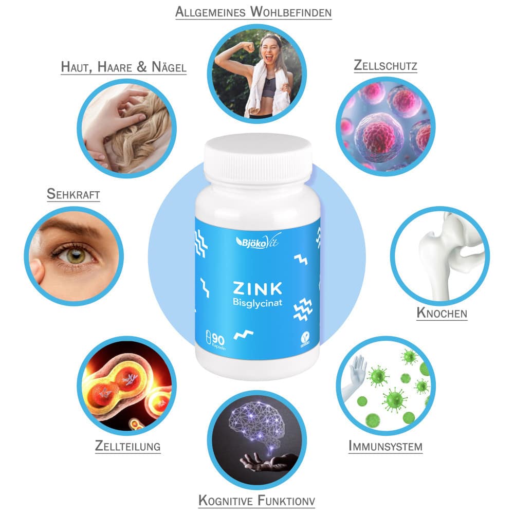 ZINK BISGLYCINAT 25MG VEGA 90 St Kapseln