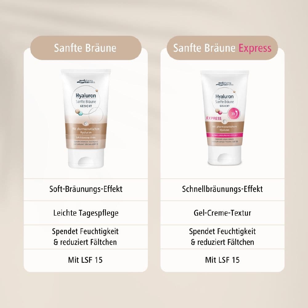 Hyaluron Sanfte Bräune GESICHT EXPRESS 30 ml Creme