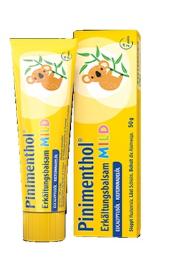 Pinimenthol Erkältungsbalsam mild ab 2 Jahren - mit Eucalyptus- und Kiefernnadelöl 50 g Salbe
