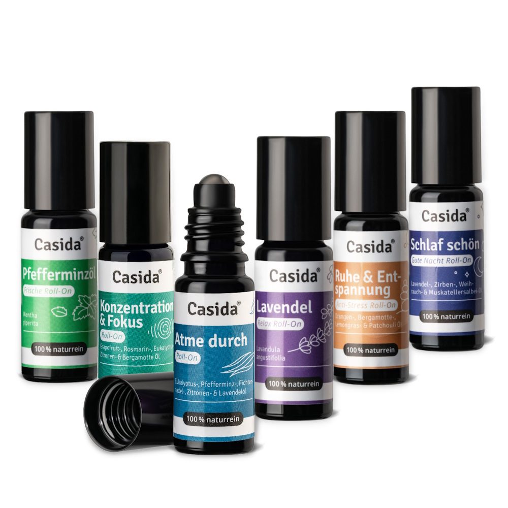 Casida Top 6 Roll-On Set 6X10 ml Ätherisches Öl