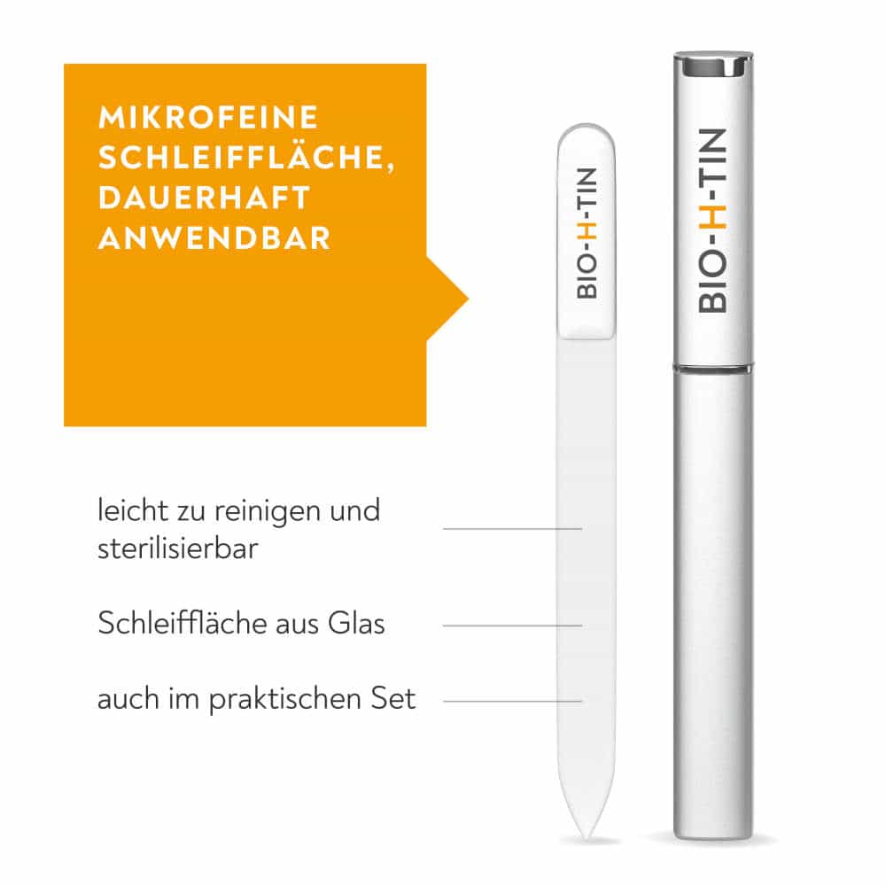 BIO-H-TIN Schonende Glas-Nagelfeile 1 St