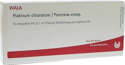 WALA Platinum chloratum / Pancreas comp.Ampullen 10X1 ml Ampullen
