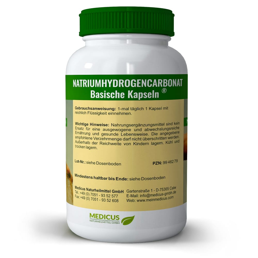 Natriumhydrogencarbonat Basische Kapseln 90 St Kapseln