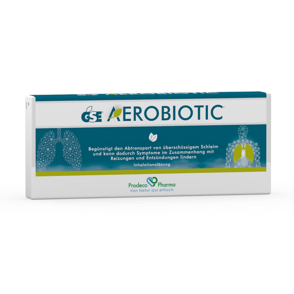 GSE AEROBIOTIC Einmal-Ampullen für Vernebler 10X5 ml Inhalationslösung