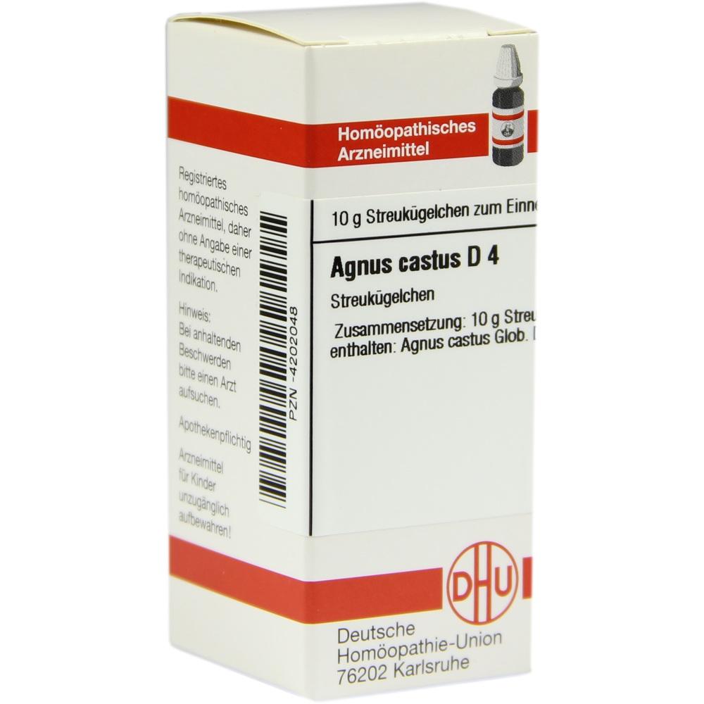 AGNUS CASTUS D 4 Globuli 10 g Globuli
