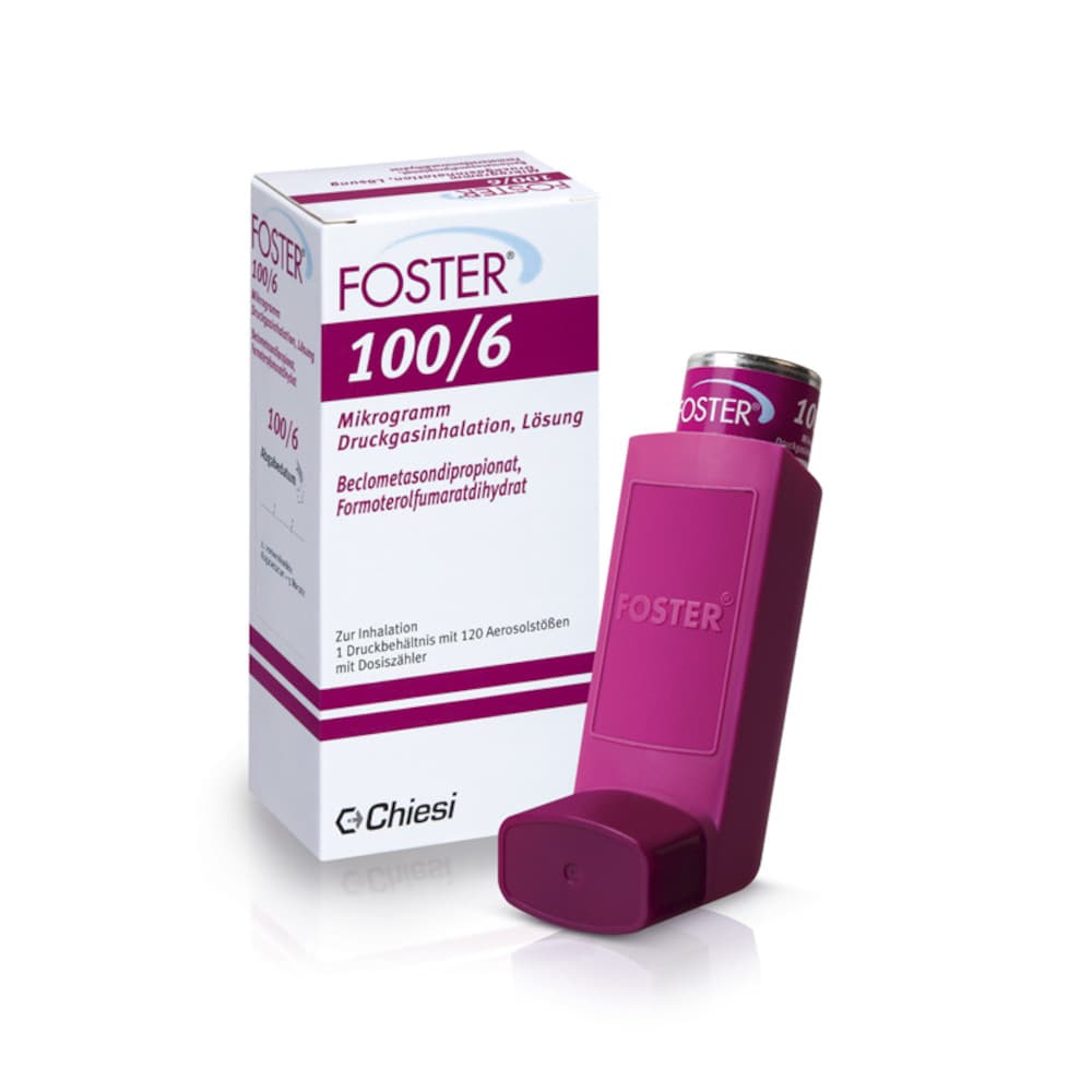 Foster 100/6 Mikrogramm 2 St Dosieraerosol