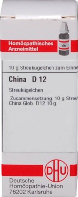 CHINA D 12 Globuli 10 g Globuli