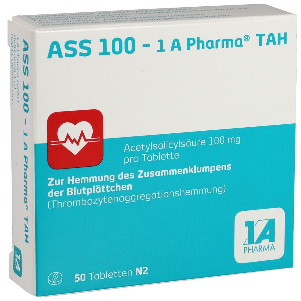 ASS 100-1A Pharma TAH 50 St Tabletten