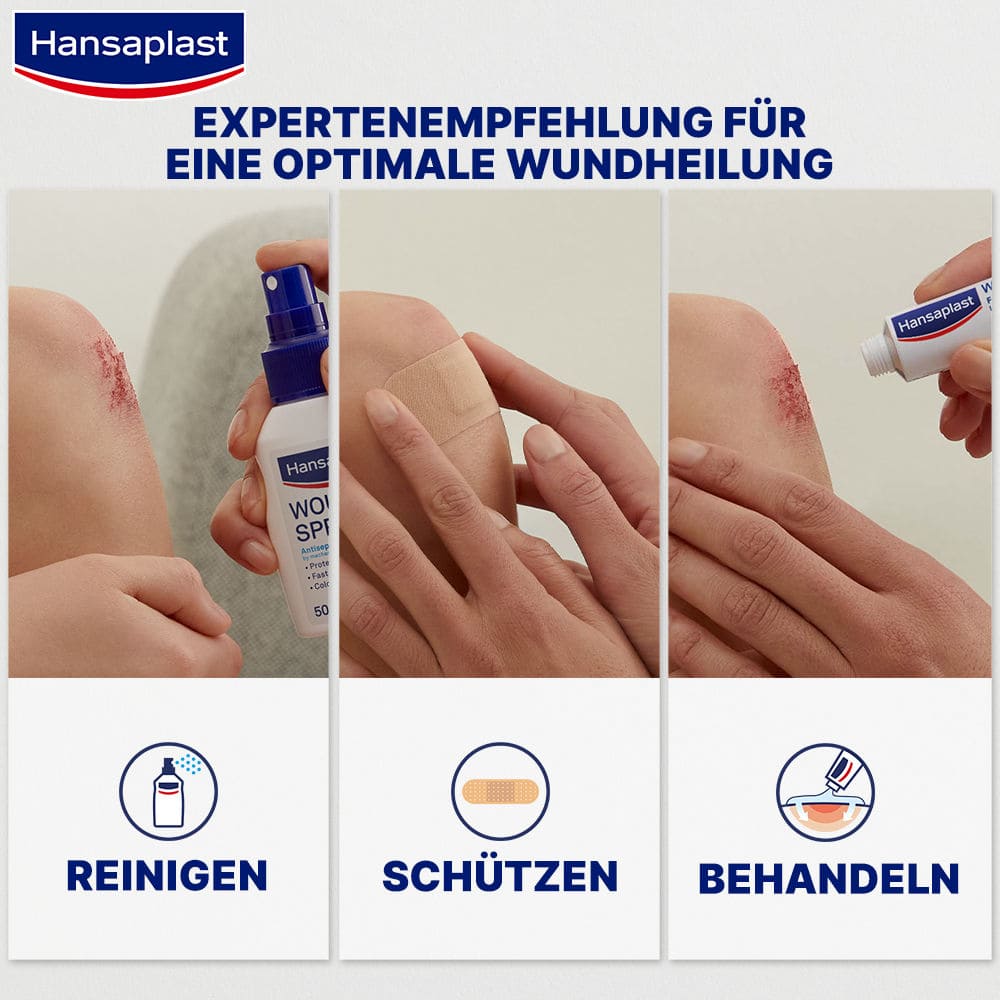 Hansaplast WUNDSPRAY Antiseptische Wundreinigung 50 ml Spray