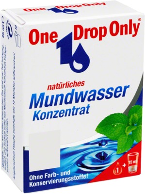 One Drop Only natürliches Mundwasser Konzentrat 25 ml Mundwasser